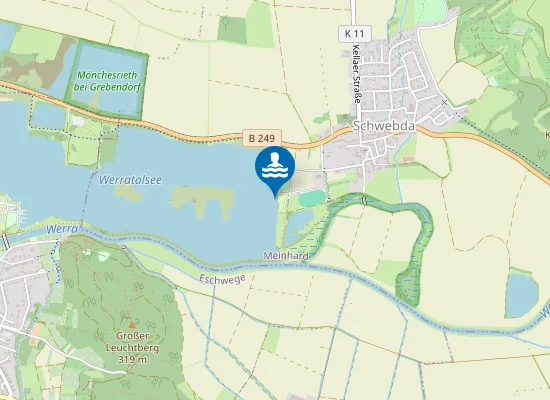 Map of WERRATALSEE OSTUFER