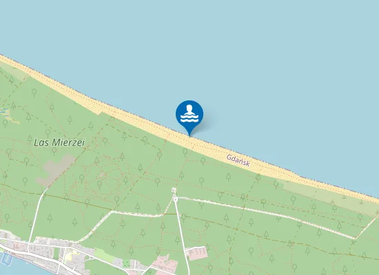 Map of Gdańsk Sobieszewo