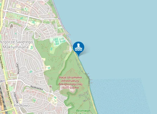 Map of Gdynia Redłowo