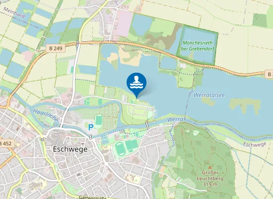 Map of WERRATALSEE SUEDUFER