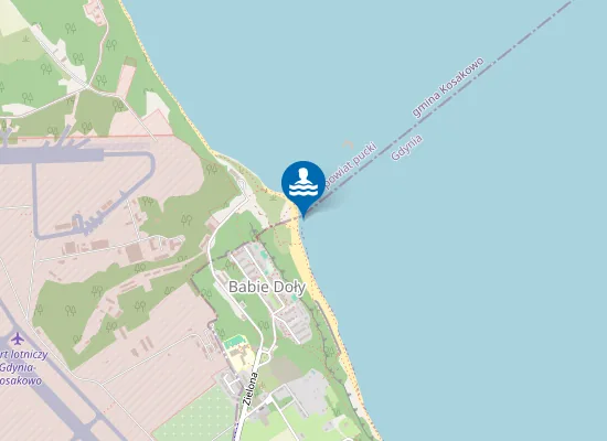 Map of Gdynia Babie Doły