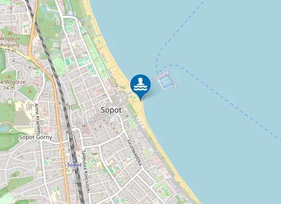 Map of SOPOT-ŁAZIENKI POŁUDNIOWE