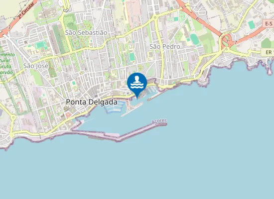 Map of PISCINA NATURAL DAS PORTAS DO MAR