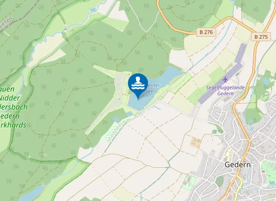 Map of GEDERNER SEE CAMPINGPARK