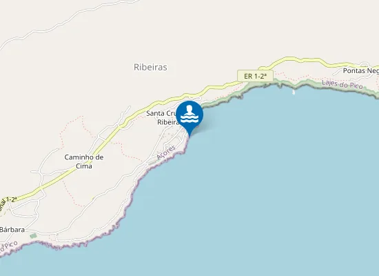 Map of SANTA CRUZ DAS RIBEIRAS