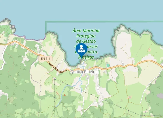 Map of QUATRO RIBEIRAS