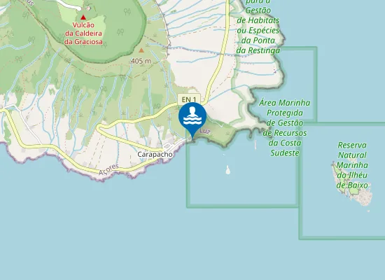 Map of PISCINA DO CARAPACHO