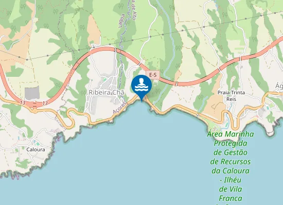 Map of PRAINHA DE ÁGUA D’ALTO