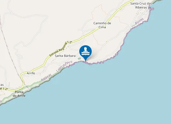 Map of CAMINHO DE BAIXO (SANTA BÁRBARA)