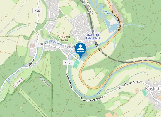 Map of NATURBADESEE BEISEFOERTH