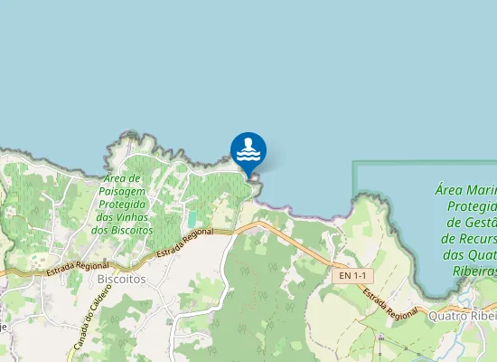 Map of CALHETA DOS LAGADORES