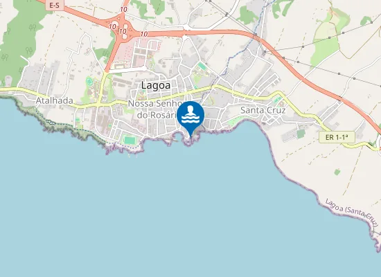 Map of PISCINAS NATURAIS DA LAGOA