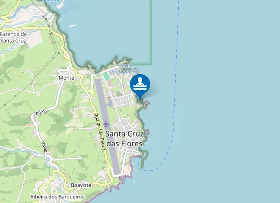 Map of SANTA CRUZ DAS FLORES