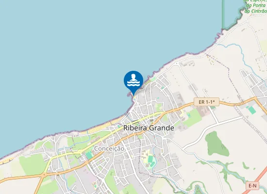 Map of POÇAS DA RIBEIRA GRANDE