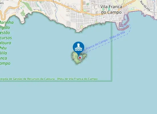 Map of ILHÉU DE VILA FRANCA DO CAMPO