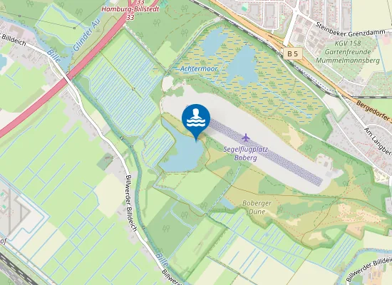 Map of BOBERGER SEE SANDSTRAND