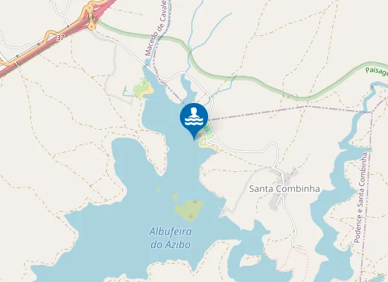 Map of FRAGA DA PEGADA