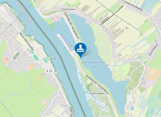 Map of HOHENDEICHER SEE BADEPLATZ WEST