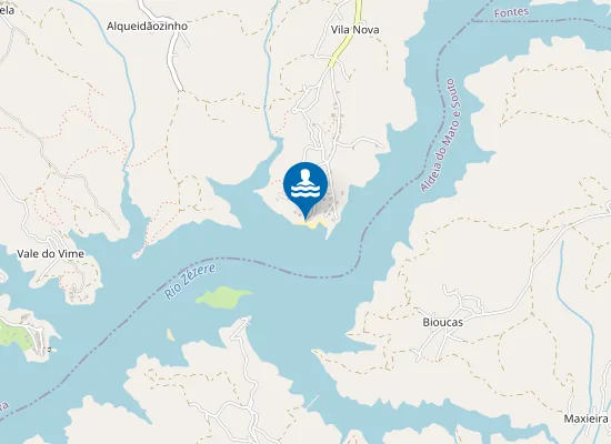 Map of Vila Nova-Serra