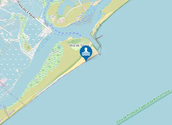 Map of ILHA DE TAVIRA-MAR