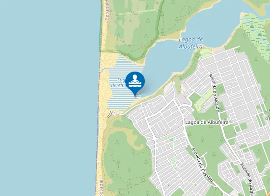 Map of LAGOA DE ALBUFEIRA