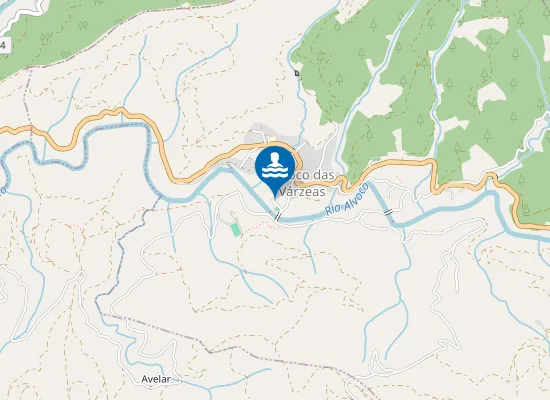 Map of Alvôco Das Várzeas