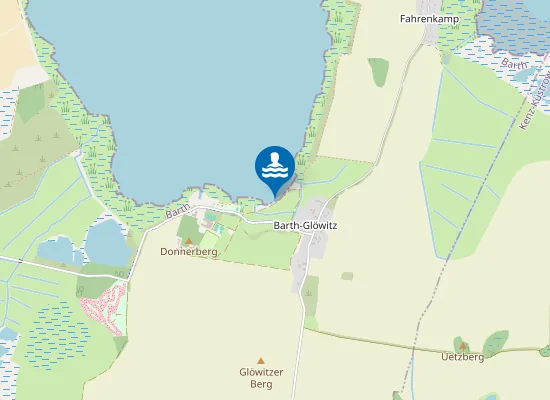 Map of OSTSEE BARTH GLOEWITZER BUCHT