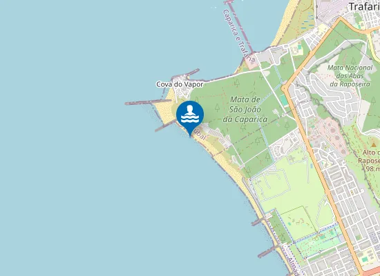 Map of S. JOÃO DA CAPARICA/PRAIA DO NORTE