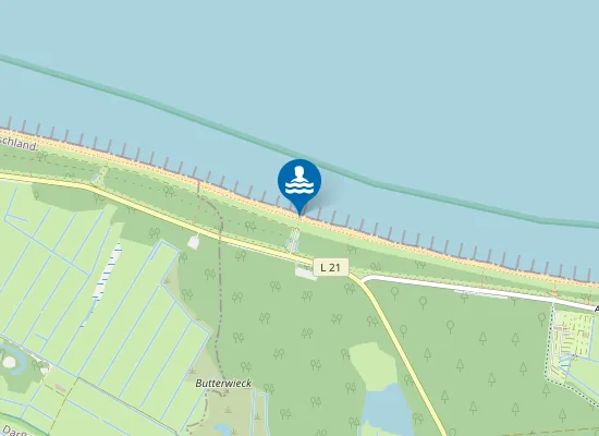 Map of OSTSEE ZINGST 1 PARKPLATZ UMGEHUNGSSTRASSE