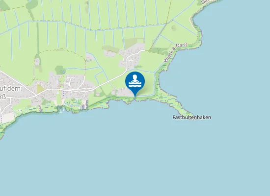 Map of OSTSEE WIECK NOERDL FASTBUELTENHAKEN