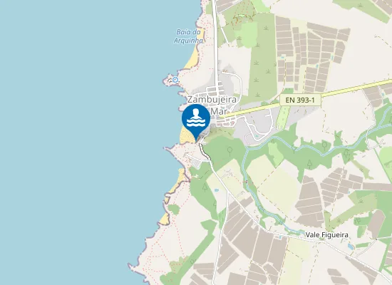 Map of Zambujeira Do Mar