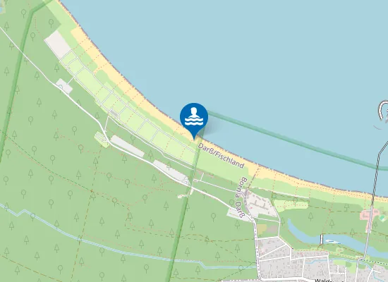 Map of OSTSEE PREROW REGENBOGENCAMP