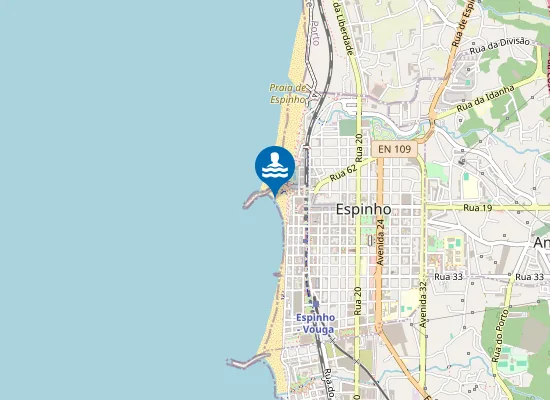 Map of ESPINHO-BAÍA