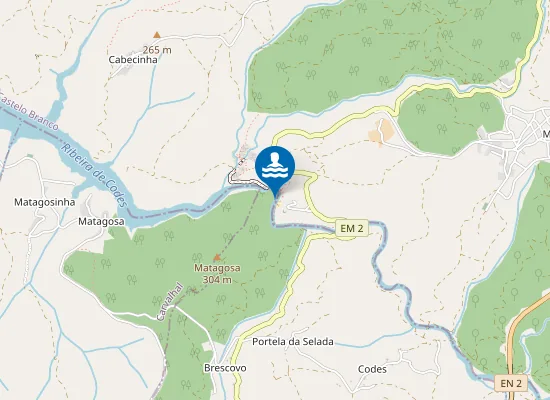 Map of PENEDO FURADO