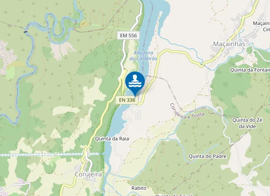 Map of Albufeira Do Caldeirão