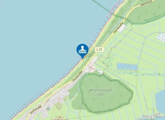 Map of OSTSEE AHRENSHOOP REHA KLINIK