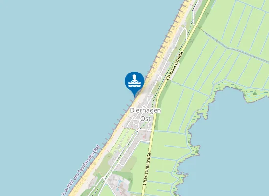 Map of OSTSEE DIERHAGEN OST