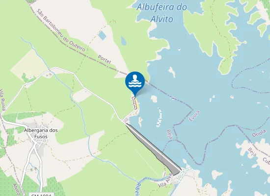 Map of Albergaria Dos Fusos