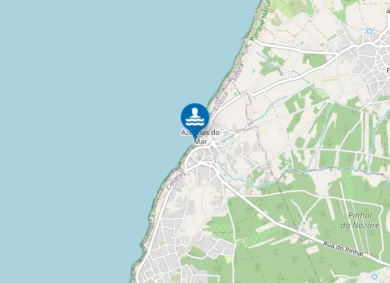 Map of AZENHAS DO MAR