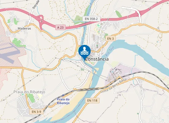 Map of PRAIA FLUVIAL DE CONSTANCIA