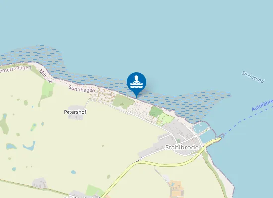 Map of OSTSEE STRELASUND STAHLBRODE