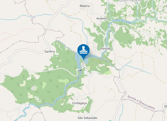 Map of Albufeira De Queimadela