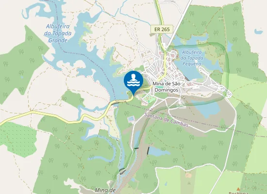 Map of Albufeira Da Tapada Grande