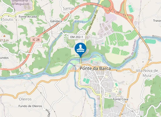 Map of PONTE DA BARCA