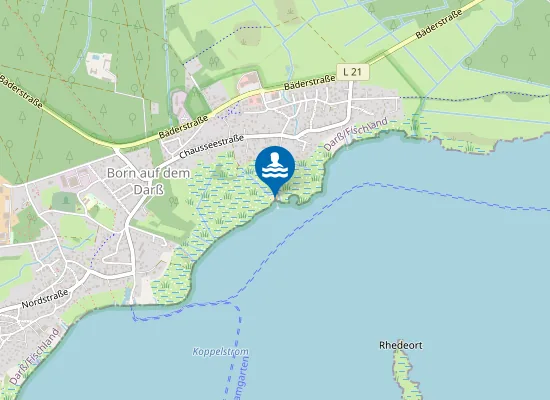 Map of OSTSEE BORN GRABENWIESE