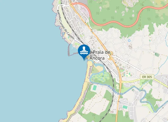 Map of VILA PRAIA DE ÂNCORA