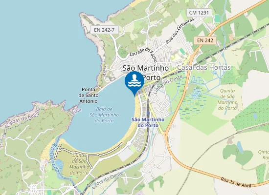 Map of S. MARTINHO DO PORTO