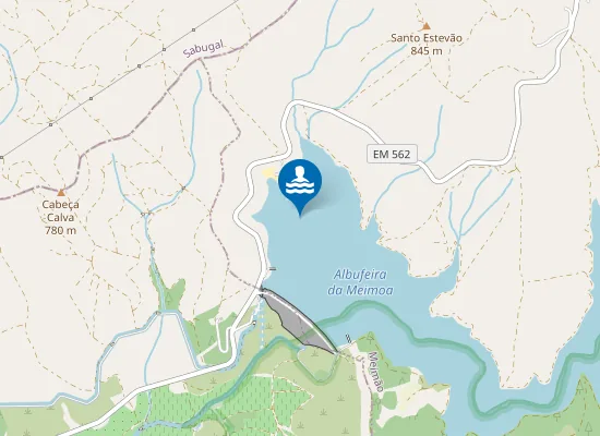 Map of Albufeira Da Meimôa