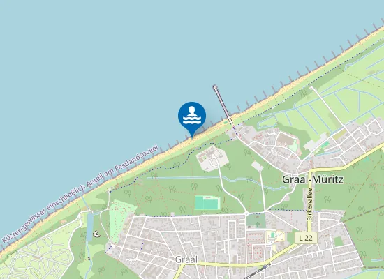 Map of OSTSEE GRAAL MUERITZ GRAND HOTEL