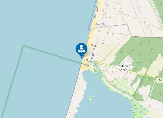 Map of COSTA DE SANTO ANDRÉ